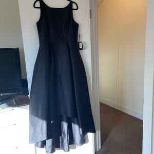 NWT Adrianna Papell Satin High Low gown